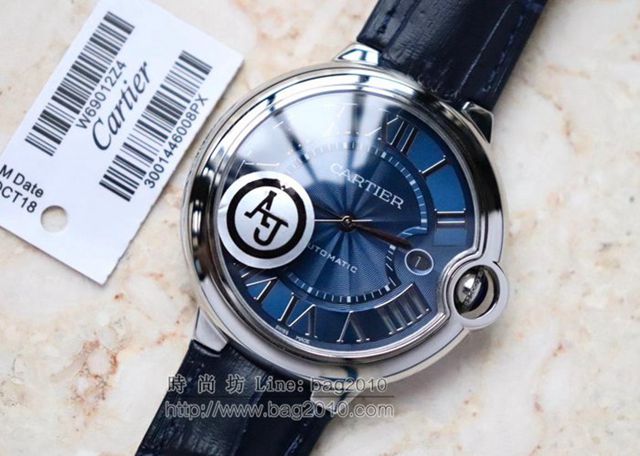 CARTIER手錶 全新v2版 卡地亞藍氣球 卡地亞機械男士腕表 卡地亞大號男款手錶  hds1598